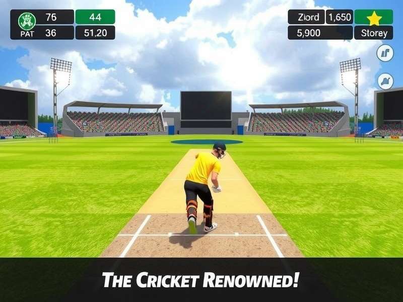 Cricket Renowned Pro Gameplay Screenshot